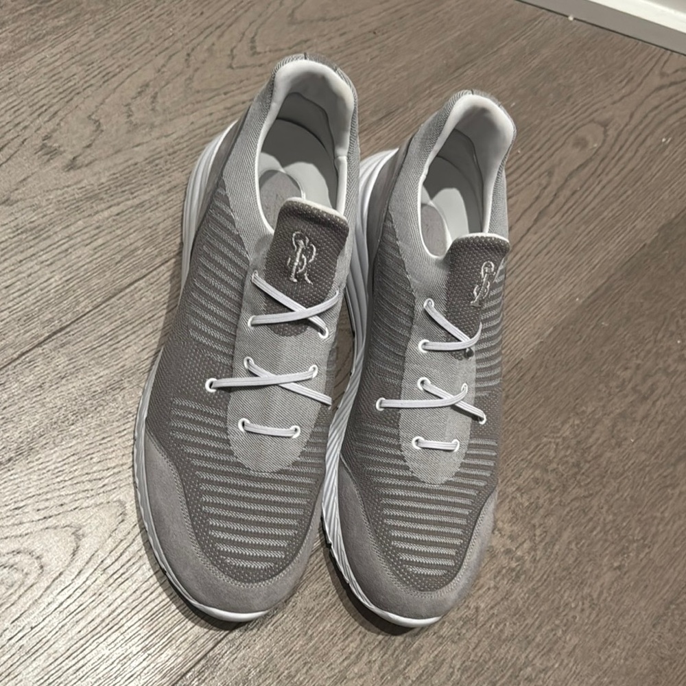 Stefano Ricci Gray Sneakers with Modern Design